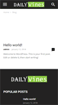 Mobile Screenshot of dailyvines.net